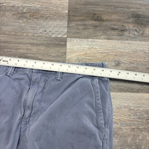 Polo Ralph Lauren Shorts Dusty Blue Mens 33x9 Relaxed Flap Pocket Golf Vintage - Picture 8 of 13